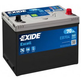 Exide Excell EB704 / 70Ah 540A